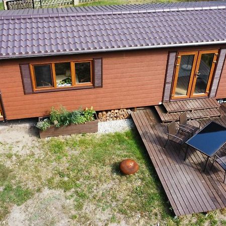 דירות Krina Tiny House Am Wald מראה חיצוני תמונה