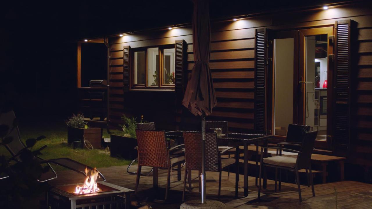 דירות Krina Tiny House Am Wald מראה חיצוני תמונה