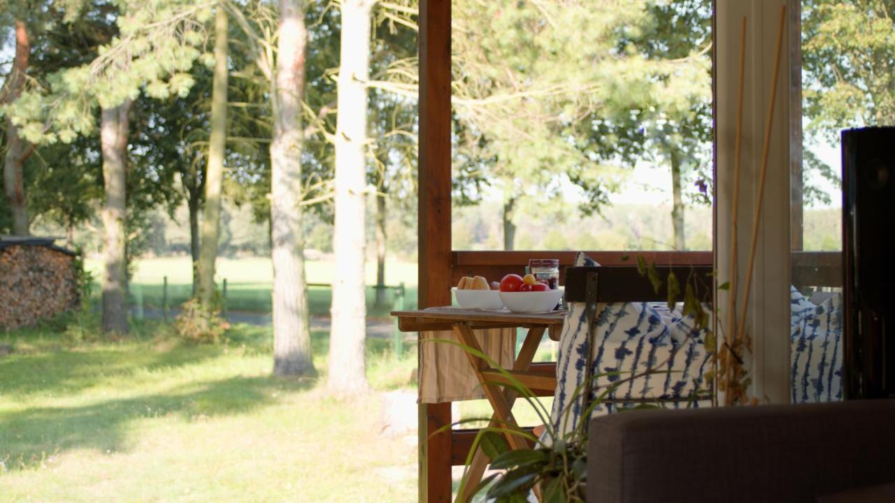 דירות Krina Tiny House Am Wald מראה חיצוני תמונה