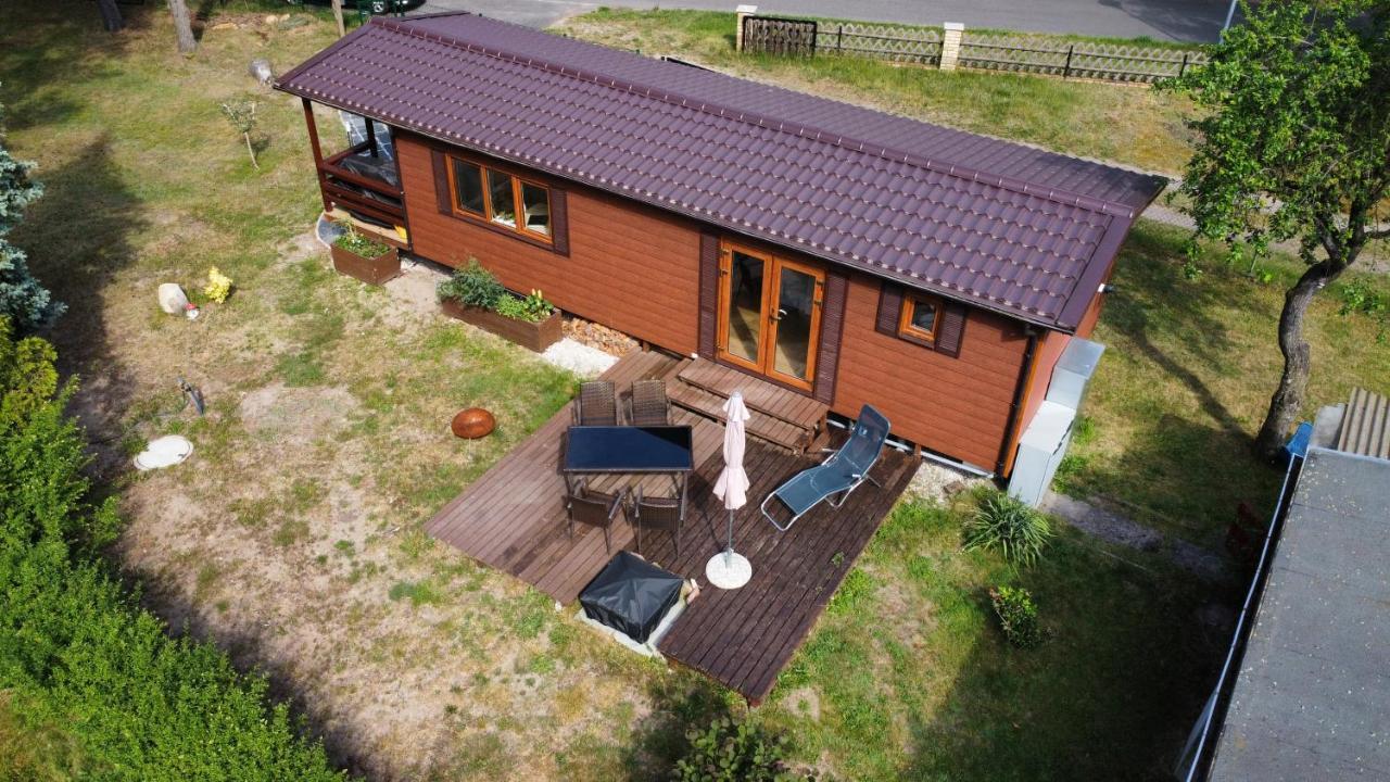דירות Krina Tiny House Am Wald מראה חיצוני תמונה